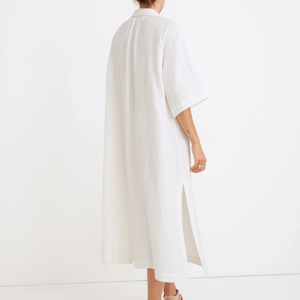 Madewell Lightestspun Cover-Up Maxi Shirtdress - Picture 2 of 3